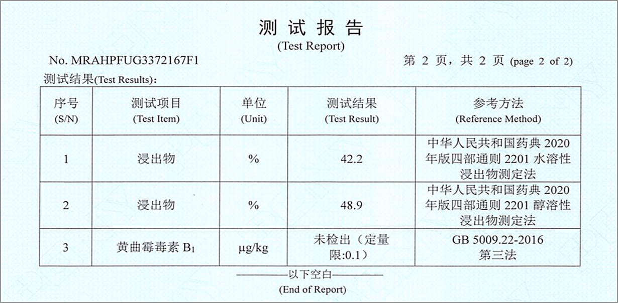 有效成分